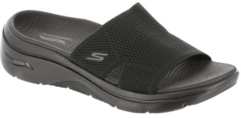 Skechers dam Go Walk Arch Fit 2.0 sandal, Svart, 39 EU