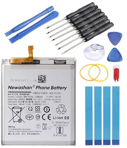 Batterie EB-BG991ABY pour Samsung Galaxy S21 5G SM-G991B, 3,88V 4000mAh | Compatible G991U G9910 Téléphone Portable Smartphone, Li-ION, Avec Kit Outils