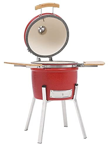 Home & Garden item-Kamado Barbecue grill fumoir en céramique 81 cm