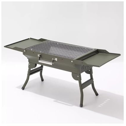 Campinggrill Utomhus Bärbar Hopfällbar Grillkamin Hushåll Stor Grillkamin Multifunktionell Grill Grill kolgrill