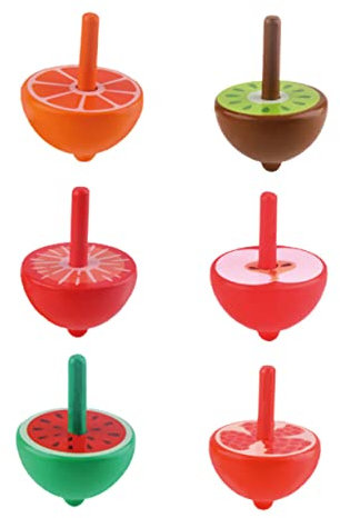 Vaguelly 6stücke Holzkreisel Für Junge Mädchen Traditionelles Spielzeug Aus Leicht Und Sicher Fördert Kreativität Und Spaß Für Jungen Und Mädchen Perfektes Für Geburtstage Und