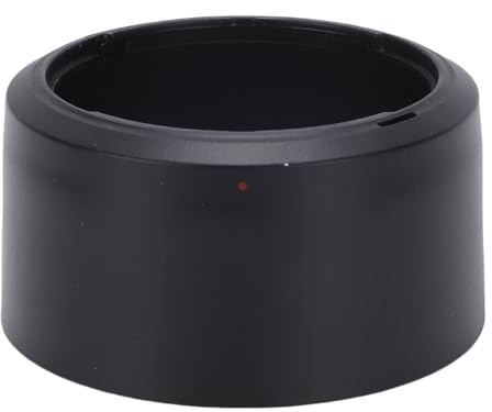 Akozon Paraluce Adatto per RF S da 55 a 210 Mm da F5 a 7.1 IS Obiettivo ABS ET 60B ​​Paraluce per Fotocamera con Copriobiettivo da 55 Mm