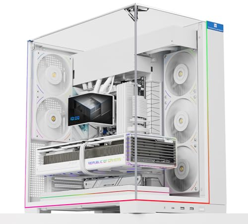 Thermalright A70 ARGB White PC, 270° panoramautsikt härdat glas