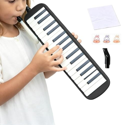 Tastiera Pianoforte A 32 Tasti - Tastiera Gadget A Percussione Portatile A 32 Tasti Con Tubo Morbido Lungo | Pianoforte Portatile - Per Istruzione Classe Casa Viaggi Adulti Adolescenti Ragazzi Uomini