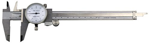 Calibrador de relojes con rodillo, rango de medición: 150-200-300 mm (300 mm, 0,02 mm)