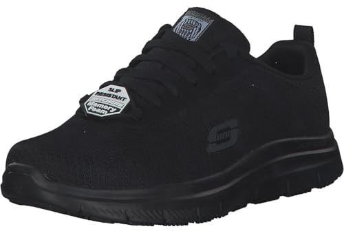 Skechers Flex Advantage - Bendon Sr, Scarpe da Ginnastica Uomo, Nero Schwarz Black Mesh Water Stain Repellent Treatment Blk, 39 EU