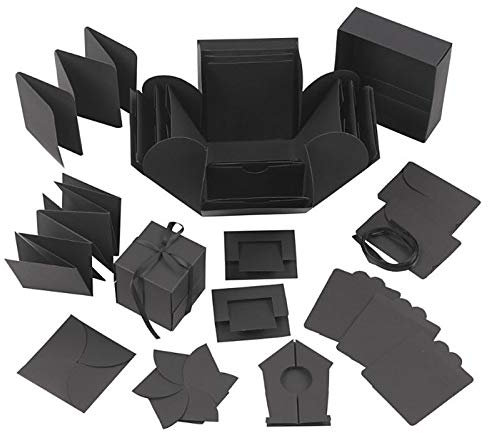 NEU Geschenkbox/Explosions-Box, schwarz