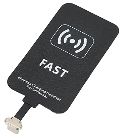 Wireless Charger Adapter, 10W Fast Wireless Charging Receiver Type C Interface Wireless Charger Receiver Chip für Mobiltelefone