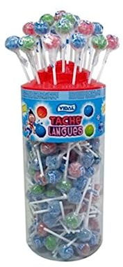 Sucettes TACHE LANGUES TUBO - 150 pièces