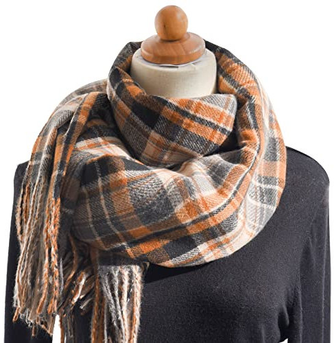 Pashmina Bufanda Mujer Otoño e Invierno Colorido Bufanda Cuadros para Mujer Bufanda Caliente con Flecos Bufanda Mujer Bufanda Amarillo Verano Invierno Bufanda Mujer Bufanda Mujer Invierno Cuadros