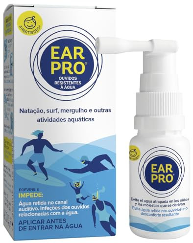 Ear Pro Sustituto para tapones oídos piscina. Aceite spray Seguro y Natural para los oídos que ayuda a proteger los oídos del agua y evitar infecciones para adultos y niños.