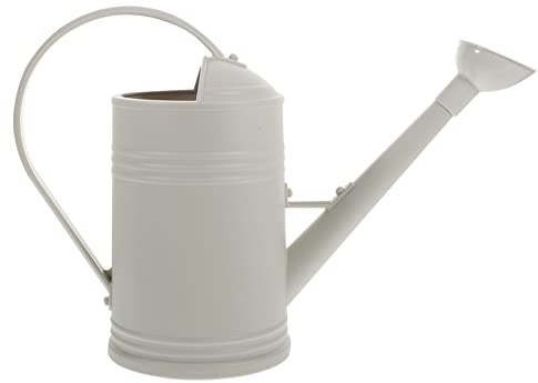 POPETPOP Regadera De Jardín De 1,8l para Interior y Exterior, Diseño De Boquilla Larga, Material Plástico Resistente, Color Beige, Capacidad Grande para Plantas De Balcón y Macetas