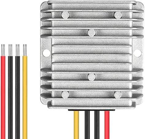 Convertitore di Tensione 8-40V a 12V 5A 60W Stabilizzatore di Tensione DC DC Impermeabile IP68 Riduttore Regolatore di Tensione Modulo di Alimentazione Trasformatore per Auto