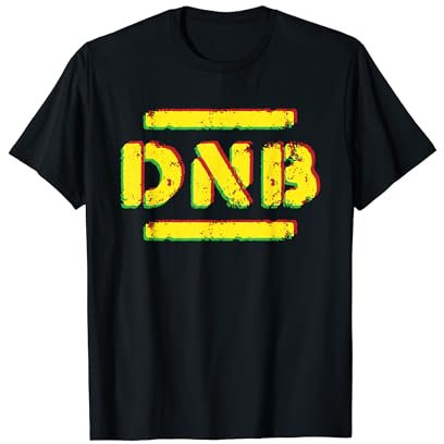 DNB Ruff Shirt Rot Gelb Grün Junglist Drum n Bass T-Shirt