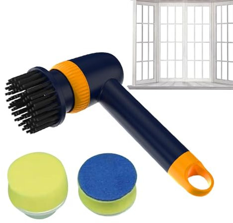 Brosse de nettoyage électrique, brosse à récurer électrique, brosse de nettoyage sans fil, brosse à récurer électrique rotative avec affichage de la batterie pour salle de bain