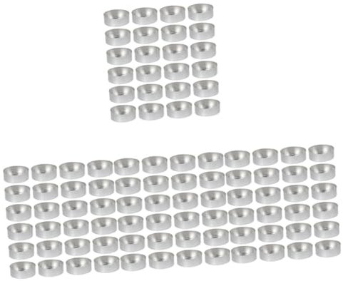 SEWACC 200 Stk Kerzenschale aus Aluminium Kerze Dose Blechdosen mit Deckel Inhaber kerzenherstellung zubehör Kerzenherstellungszubehör schwarzer Kerzenhalter Modellbausätze Kerzenkasten