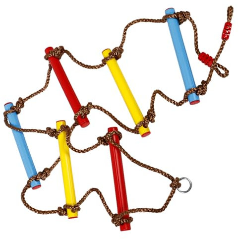 TOYANDONA Échelle Escalade pour Garçon Fille Équipement De Jeux Extérieur Corde Escalade Réglable Échelle De Cabane Les Arbres