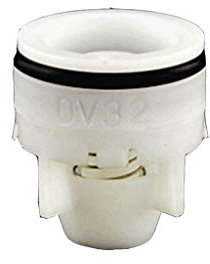 Wasserhahnumsteller, Wasserhahnventil, Schlauchadapter, Wasserhahnanschluss, 2-teiliges Steck-Rückschlagventil mit Federrückschlag, for 10–32 mm Aquarium, Gartenbewässerung, Wasserzähler, Kunststoffve