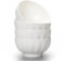 TuYines Lot de 4 bols à céréales - En céramique - 700 ml - Pour salade, soupe, pâtes, micro-ondes - Passe au four - 15,6 cm
