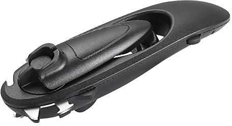 Sacacorchos no automático tamaño latas, tamaño estándar, restaurante, todos abiertos, manual, cocina, comedor y bar, abridor de botellas y recogedor (negro, talla única)