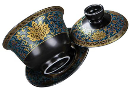 Abaodam Tazza da Tè Cinese Delicata Zuppiera da Tè Classica Ciotola Squisita Tradizionale Cinese