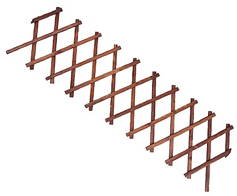 Milisten Treillis Plante Grimpante Exterieur Extensible pour Jardin Support Plantes Vertical Clôture Bois Décoration Murale