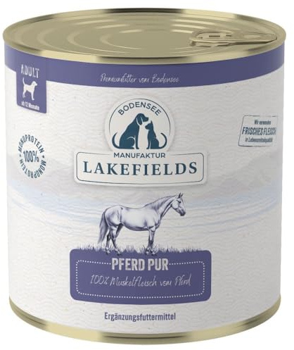 Lakefields MANUFAKTUR Ergänzungsfutter Pferd PUR für Hunde, Größe:24 x 800 g