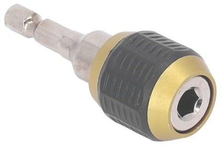 Quick Release Extension Bit Holder Magnetic Self Locking Rod 60mm Long Impact Drill 1/4in Hex Shank