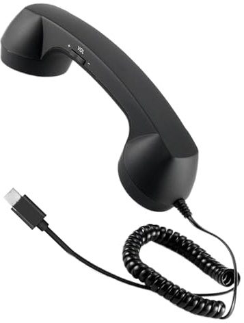 Mobiltelefon Lur 3,5 mm Jack Retro Handhållen Telefonlur