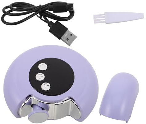 KOMBIUDA -nagelpuffer -nagelschleifer Babynagelpflege Kit Fingernägel Schleifer Fingernägel Schleifer Nagelfeile Für Kleinkinder Babynagelschere Babynagelfeile Abs Violet