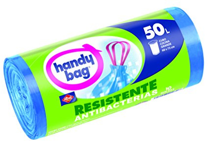 Albal - Handy Bag - Bolsa basura con autocierre, 50 l - 10 bolsas - [Pack de 3]