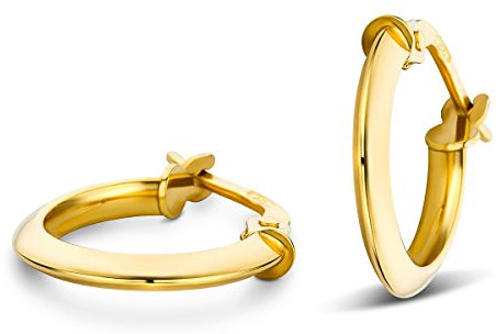 Orovi Ohrringe Damen Gelbgold 14 Karat / 585 Gold Creolen