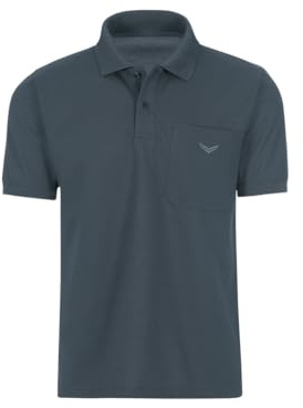 Trigema Herren Trigema Polohemd mit Brusttasche Poloshirt (1er Pack)