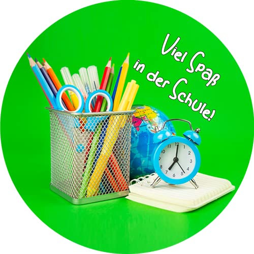 Essbarer Tortenaufleger Schule12 / 20cm Ø