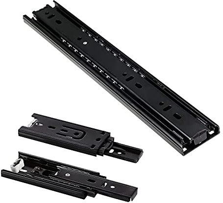Extension Complète Rail Coulissant Charge Lourde 300 600 1000mm, Glissières De Glissières De Tiroir Roulement À Billes, Métal Tiroir Coulissant Cuisine, Capacité De Charge De 50 Kg