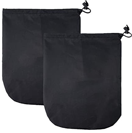 Cdemiy Auto Side Mirror Snow Cover, 2pcs Frost Guard Mirror Cover Auto, Dust-proof Waterproof Auto Exterior Rear View Mirrors, Car Mirror Accessories for Most Car Rearview Mirrors, 37 x 41CM, Black