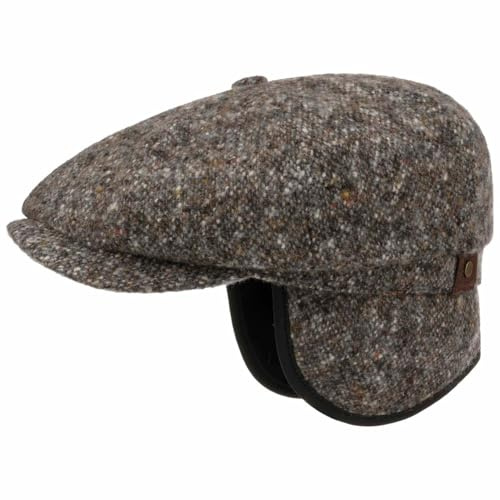 Stetson Hatteras Donegal Earflaps Cap Mütze Herren Tweed-Wollcap Herbst Winter
