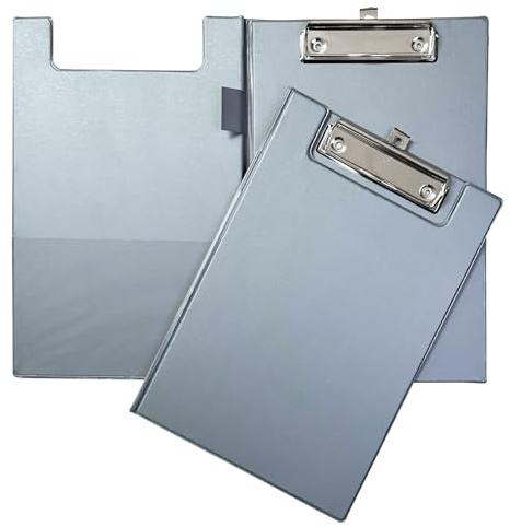 Janrax Klemmbrett, A5, faltbar, Grau