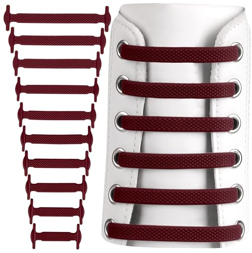 SULPO 3 Pares Cordones Sin Atar - Elásticos de Silicona - Juego Sin Lazos - de Goma para Zapatos de Mujer, Hombre y Niños