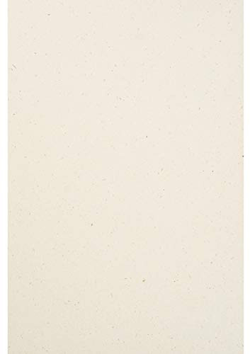Netuno 50x Naturkarton Creme DIN A5 148 x 210 mm 350g Flora Giglio Öko Bastel-Karton Recycling Karton ökologisch Kreativkarton bedruckbar für DIY Projekte Basteln
