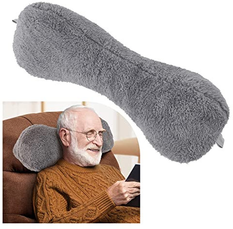 VCOMSOFT Grey Recliner Headrest Pillow, Head Pillow for Recliner Chair, Head Pillow for Sofa, Recliner Neck Pillows, Recliner Neck Pillow, Bone Neck Pillow, Couch Neck Pillow