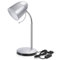 Levitantes Lámpara de mesa E27, color plata, sin fuente de luz, ideal para decorar espacios y proporcionar iluminación ambiental.