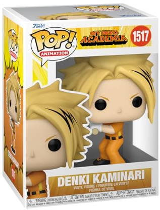 Funko POP! Animation: My Hero Academia (MHA) - Denki Kaminari | Offizielles Anime Merch - Vinyl Sammelfigur als Regal Deko - Geschenkidee zum Geburtstag für Fans und Sammler