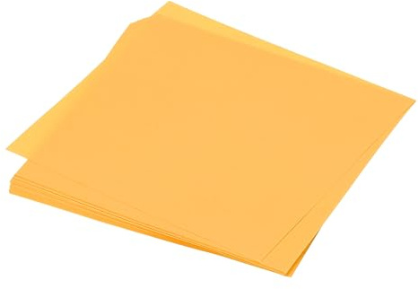 QUARKZMAN 25 Blatt Origami-Papier beidseitig golden 13 x 13 cm 70 g/m² quadratisches Faltblatt für Kunsthandwerk, Anfänger, Geschenkdekoration