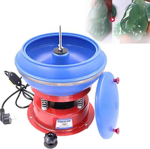 Polisseuse Banc 220v,Mini Bijoux Polissage Roches Polissage, Machine Polissage Vibration Polisseuse électrique Pour Polir Pierre Roche Fer Bijoutier Bijouterie