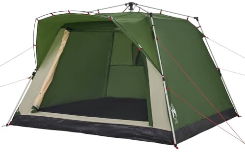 vidaXL Campingzelt Familienzelt Wurfzelt Zelt für 4 Personen Quick Release