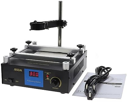 853A ESD BGA Station de soudage professionnelle avec préchauffage infrarouge numérique pour dessouder PCB Affichage numérique