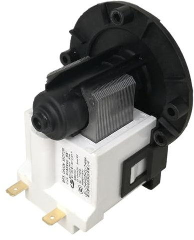 HUAYUWA Conjunto de motor de bomba de drenaje de arandela BPX2-2L 5859EN1004J CA 220V-240V, compatible con LG Drum Lavadora Accesorios de pieza de reparación de drenaje de agua