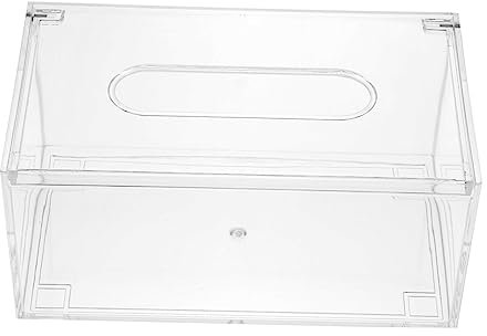CONGARTENO Tissue Box Halter Aus Acryl Transparente Aufbewarungsbox Fuer Taschentuchbox Praktisch Fuer Zuhause Und Auto