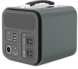 Estación de energía portátil de 1000 W, generador solar de 300 W, fuente de alimentación para exteriores de 550 W, banco de energía de 12 V CC a 230 V, inversor de batería (color: 1000 W, tamaño: EE